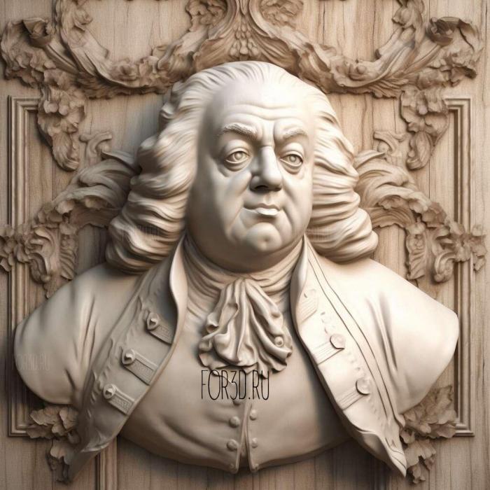 George Handel 4 stl model for CNC